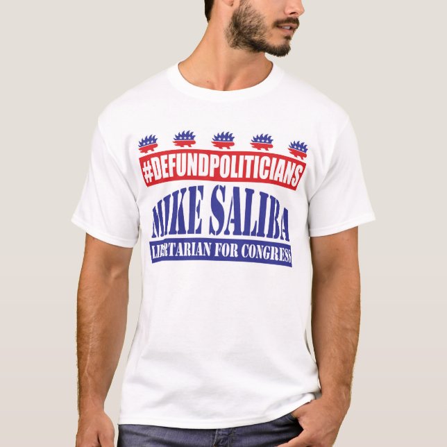 #DefundPoliticans Uni T - Shirt  (Vorderseite)