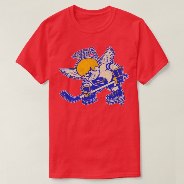 Defunktionale Minnesota Fighting Saints Hockey Tea T-Shirt (Design vorne)