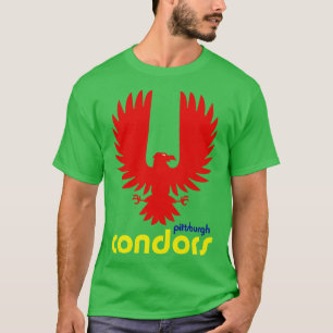 Defunktionale Pittsburgh Condors ABA Basketball T-Shirt