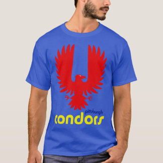 Defunktionale Pittsburgh Condors ABA Basketball T-Shirt