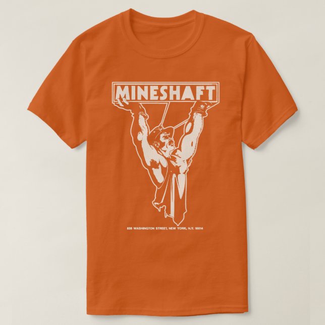 Defunktionaler 70er 80er Gay Nightclub NYC T-Shirt (Design vorne)