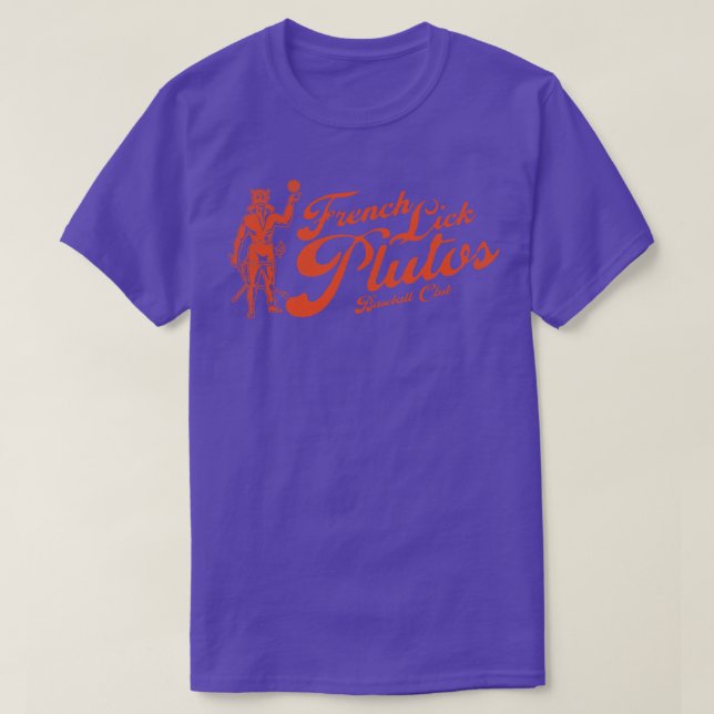 Defunktionales Team von Lick Plutos Baseball T-Shirt (Design vorne)