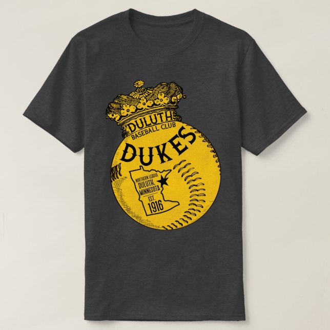 Defunktionh Duluth Dukes Baseball Team T-Shirt (Design vorne)