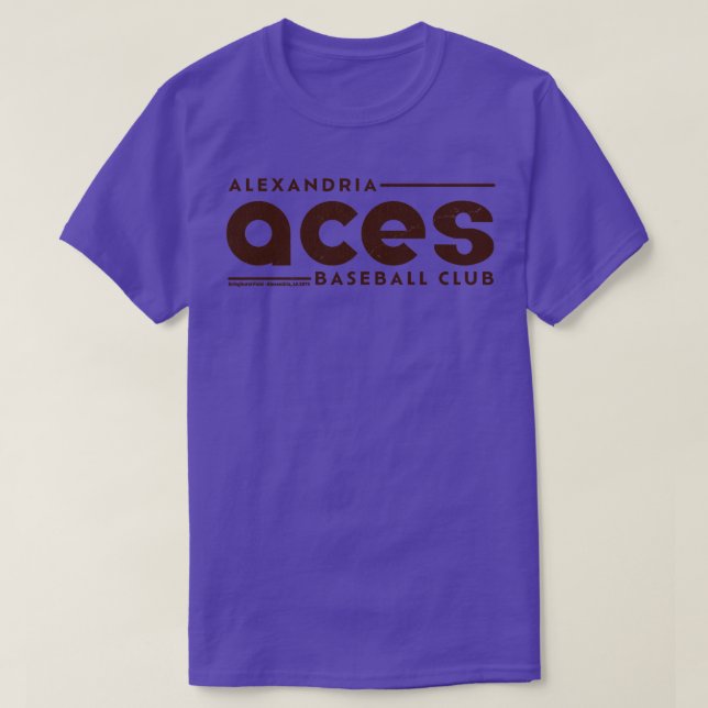 Defunktiont Alexandria Aces Minor League Baseball  T-Shirt (Design vorne)