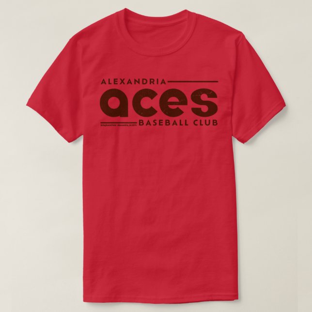 Defunktiont Alexandria Aces Minor League Baseball  T-Shirt (Design vorne)