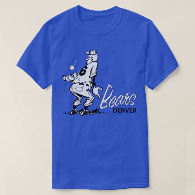 Defunktiont Denver Bears Minor League Baseball 196 T-Shirt (Design vorne)
