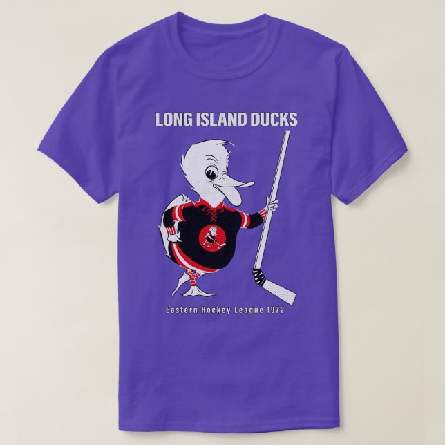 Defunktiont Long Island Ducks EHL Hockey 1972 T-Shirt (Design vorne)