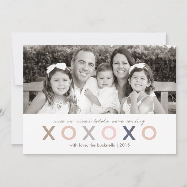 Défunte carte de Noël de XO XO XO | (Devant)