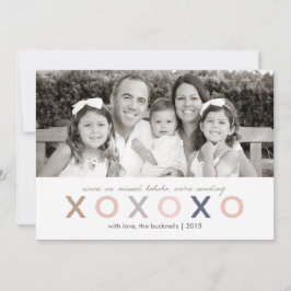 Défunte carte de Noël de XO XO XO |