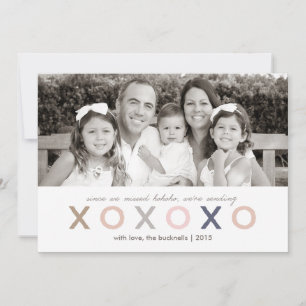 Défunte carte de Noël de XO XO XO  