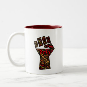 DEFY TRUMP ERSTE ZWEI-TONKAFFEE-TASSE ZWEIFARBIGE TASSE