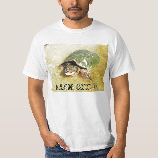 DÉGAGEZ ! ! T-shirt de tortue de Snappping (Devant)