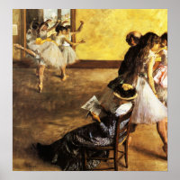 Degas - Ballet Class The Dance Hall 1880