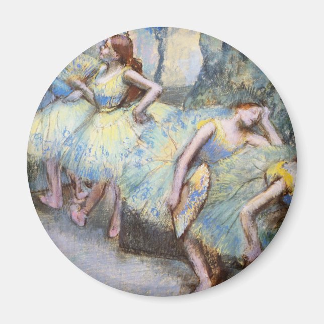 Degas Ballet Dancer Art Dancers Malerei Magnet (Vorne)
