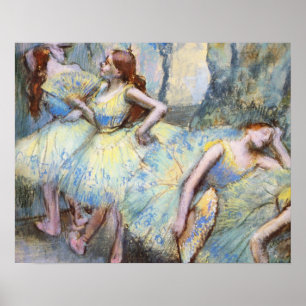 Degas Ballet Dancer Art Dancers Malerei Poster