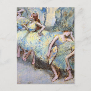 Degas Ballet Dancer Art Dancers Malerei Postkarte