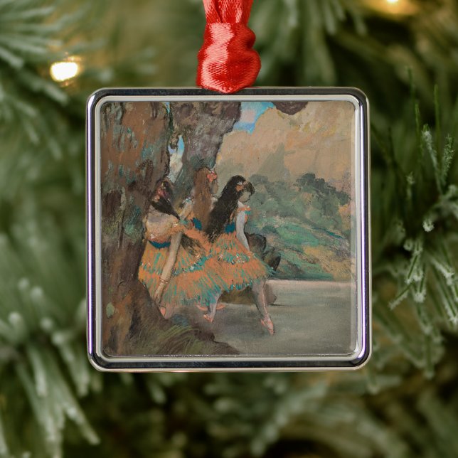 Degas - Ballet Dancers, 1877, Ornament Aus Metall (Baum)