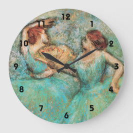 Degas Ballet Dancers Große Wanduhr