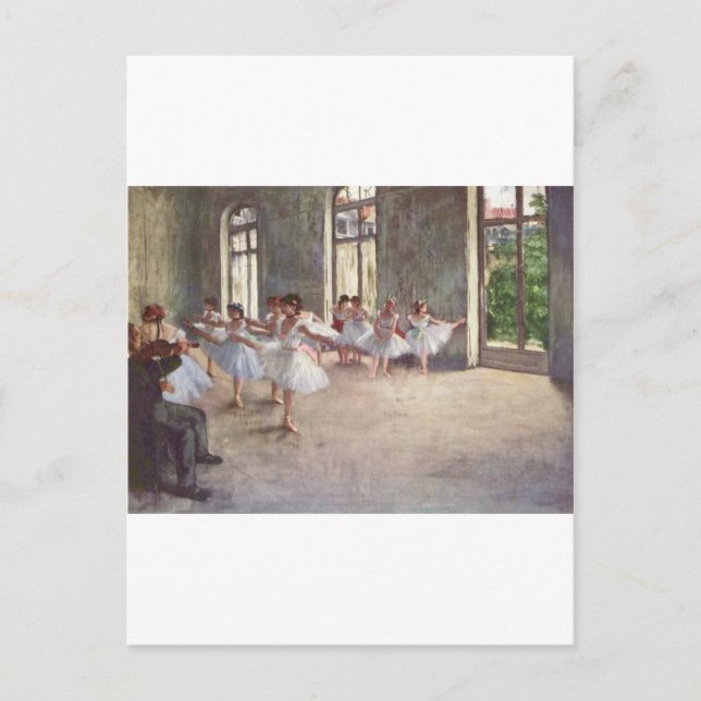 Degas Ballet Dancers Postkarte (Vorderseite)