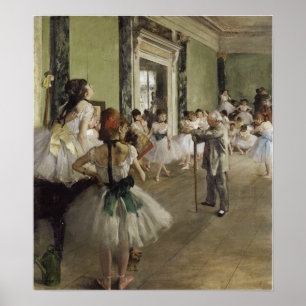 Degas - Ballett-Klasse Poster