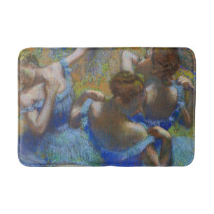 Degas Blaue Tänzerinnen Pastell-Feinbild Meisterwe Badematte