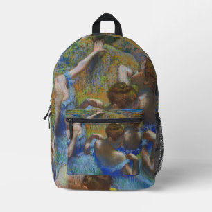 Degas Blaue Tänzerinnen Pastell-Feinbild Meisterwe Bedruckter Rucksack