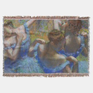 Degas Blaue Tänzerinnen Pastell-Feinbild Meisterwe Decke