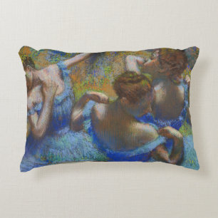 Degas Blaue Tänzerinnen Pastell-Feinbild Meisterwe Dekokissen