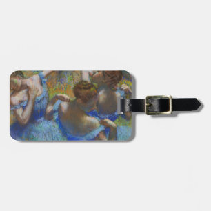 Degas Blaue Tänzerinnen Pastell-Feinbild Meisterwe Gepäckanhänger