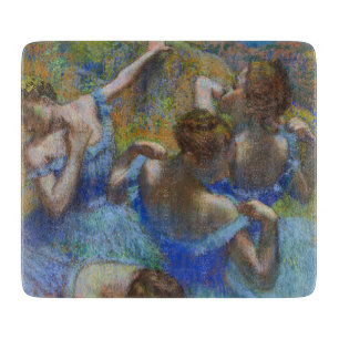 Degas Blaue Tänzerinnen Pastell-Feinbild Meisterwe Schneidebrett