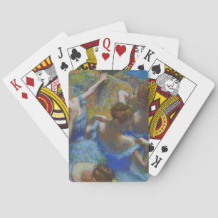 Degas Blaue Tänzerinnen Pastell-Feinbild Meisterwe Spielkarten