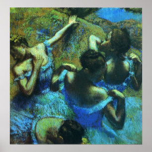 Degas - Blue Dancers 1899 Poster