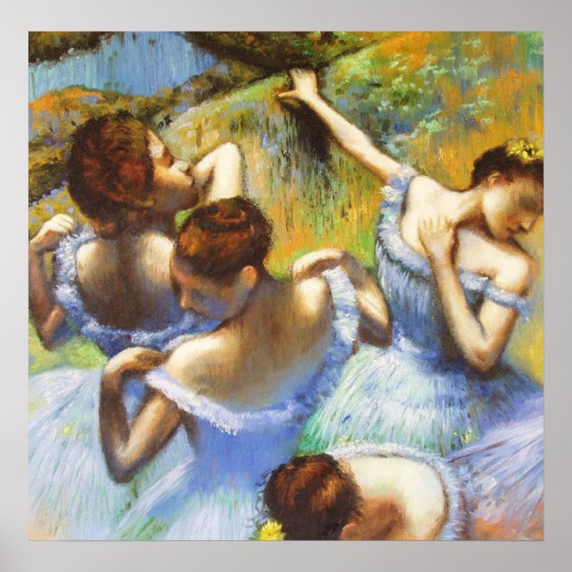 Degas Blue Dancers Poster (Vorne)