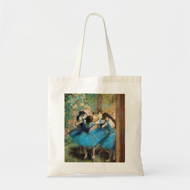 Degas Blue Dancers Tote Bag Tragetasche (Vorne)