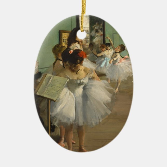 Degas Dance Class Ballet Dancers Ballerina Art Keramikornament (Vorne)