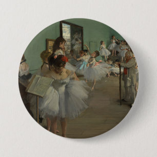 Degas' Dance Class Button