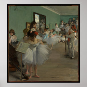 Degas' Dance Class Poster
