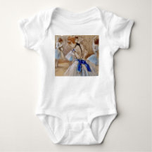 Degas Dancer mit blauem Band