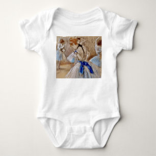 Degas Dancer mit blauem Band Baby Strampler