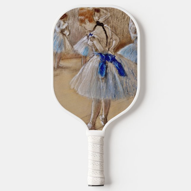 Degas Dancer mit blauem Band Pickleball Schläger (Vorderseite)