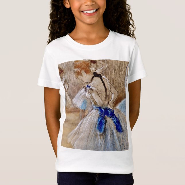 Degas Dancer mit Blue Ribbon T - Shirt (Vorderseite)