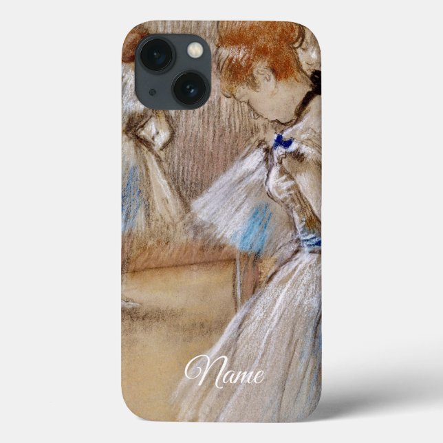 Degas Dancer With Blue Ribbon iPhone / iPad case (Rückseite)