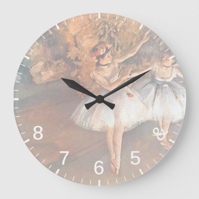 Degas Dancers Horloge - 5 6 7 8 Danse Timing Joke (Recto)