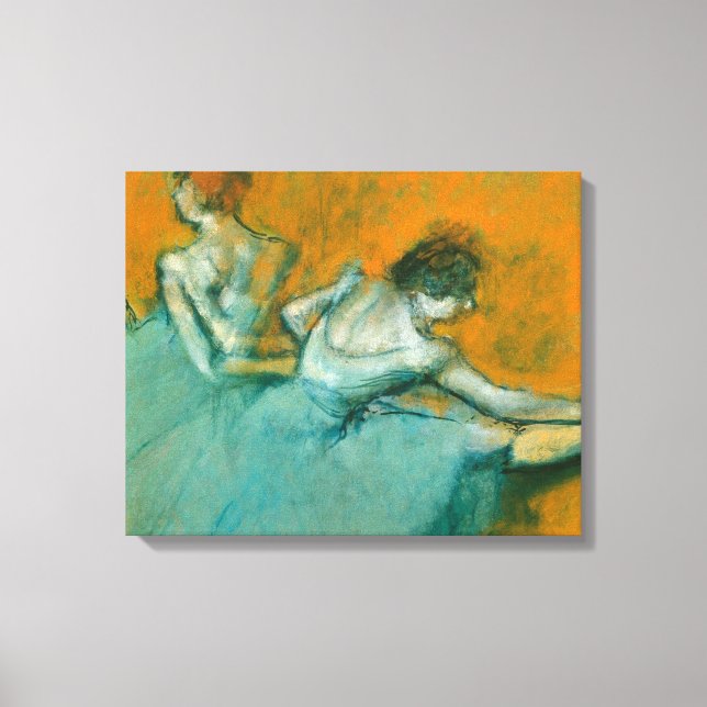 Degas Dancers im Bar Ballet Leinwanddruck (Vorderseite)