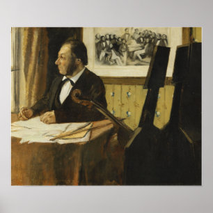 Degas - Der Cellist Pilet Poster