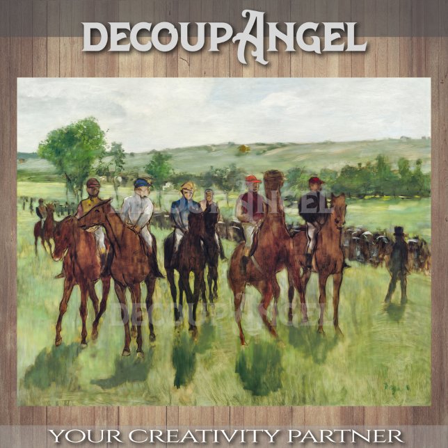 Degas - Die Enttäuschung der Fahrer Seidenpapier (Von Creator hochgeladen)