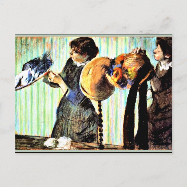 Degas - Die kleinen Milliners Postkarte (Vorderseite)