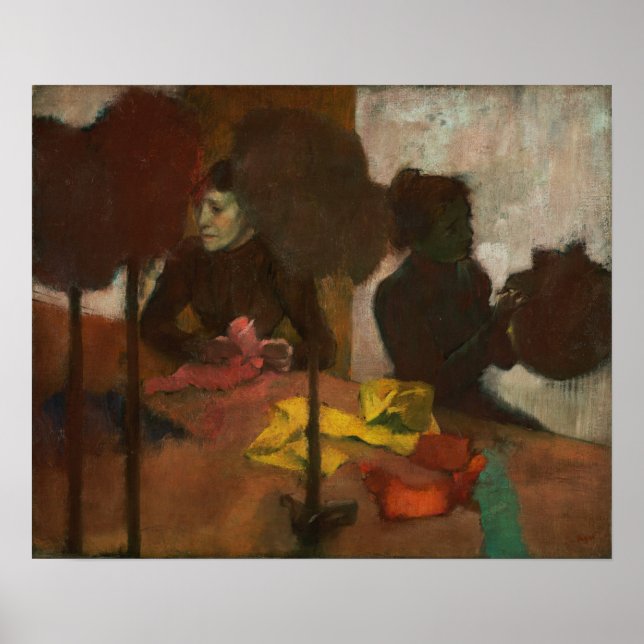 Degas - Die Milliners Poster (Vorne)