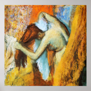 Degas - Frau bei ihrer Toilette 1905 Poster