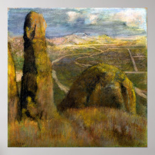 Degas - Landschaft Poster